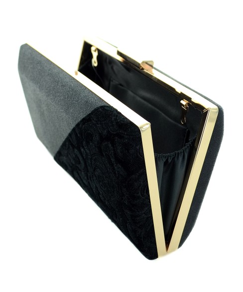 Velvet Patchwork Clutch