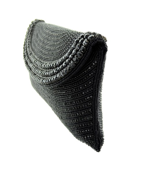 Crystal & Beaded Envelope Clutch