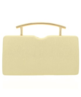 Glitter Metallic Top Handle Clutch