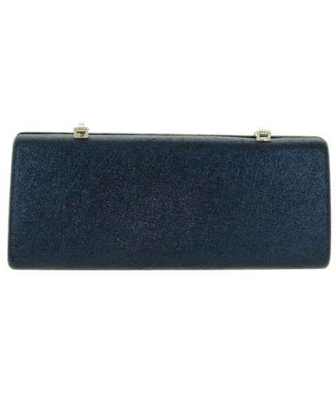 Glitter Metallic Box Clutch