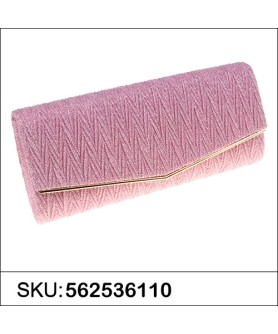 Glitter Embossed Clutch