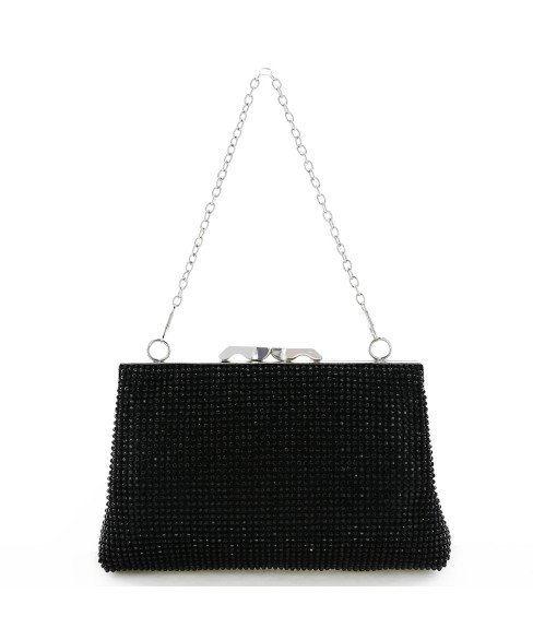 Women Rhinestone Crystal Mesh Clutch Bag Women Rhinestone Crystal Mesh Clutch Bag