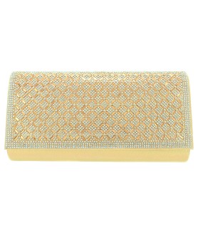 Crystal Foldover Clutch