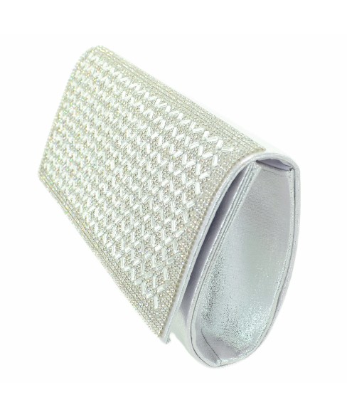 Crystal Foldover Clutch