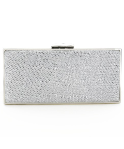 Glitter Rhinestone Frame Evening Clutch Bag