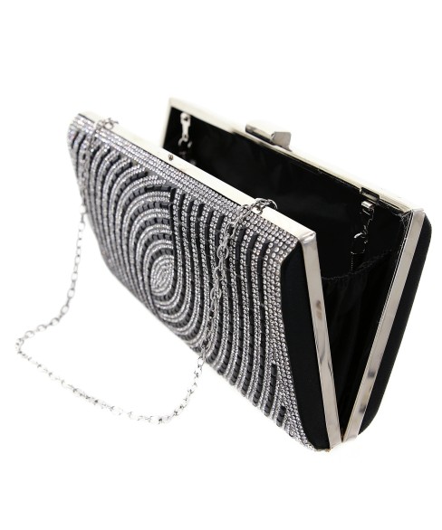 Crystal-Embellished Evening Clutch