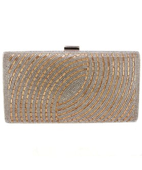 Crystal-Embellished Evening Clutch