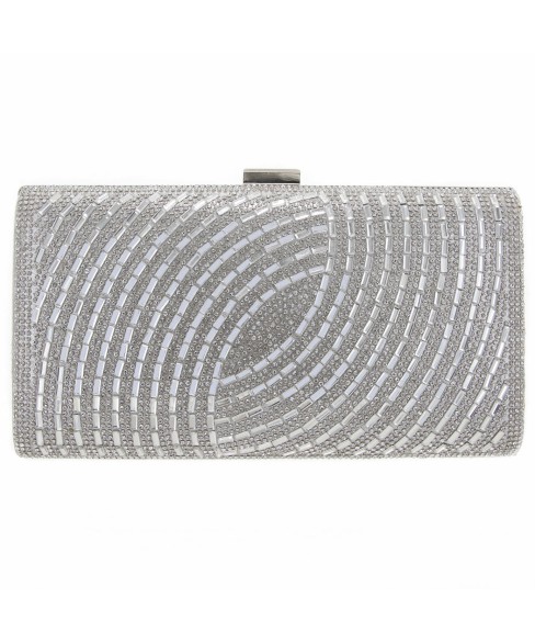 Crystal-Embellished Evening Clutch