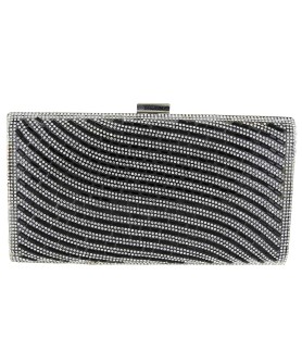 Crystal-Embellished Evening Clutch