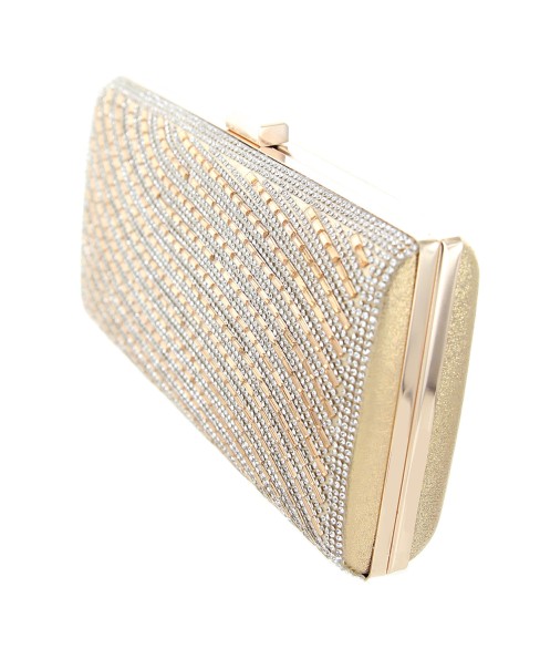 Crystal-Embellished Evening Clutch