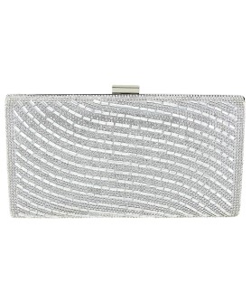 Crystal-Embellished Evening Clutch