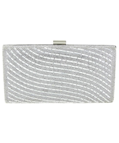 Crystal-Embellished Evening Clutch