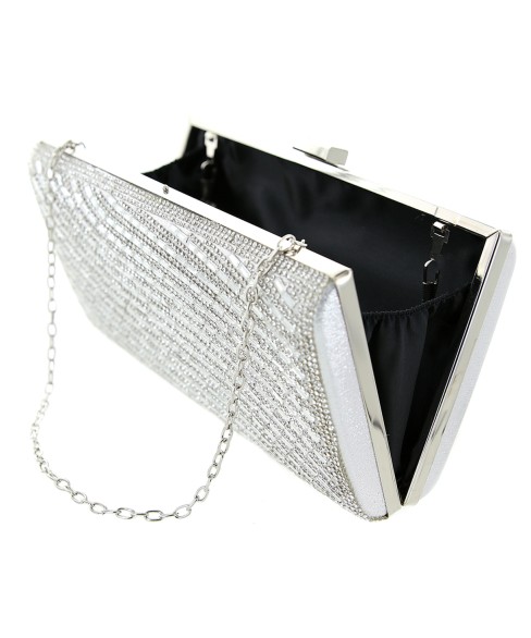 Crystal-Embellished Evening Clutch