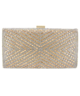 Crystal-Embellished Evening Clutch