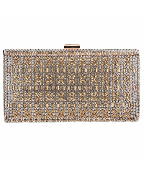 Crystal-Embellished Evening Clutch Crystal-Embellished Evening Clutch
