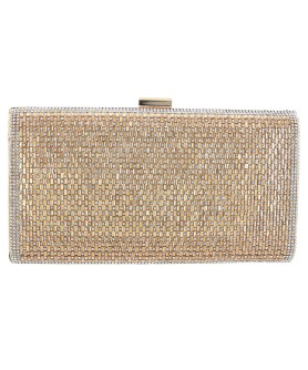 Crystal-Embellished Evening Clutch