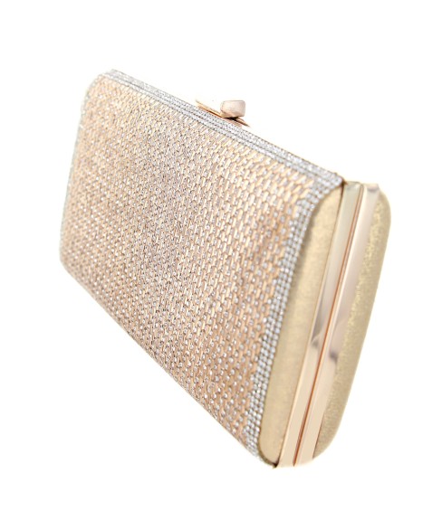 Crystal-Embellished Evening Clutch