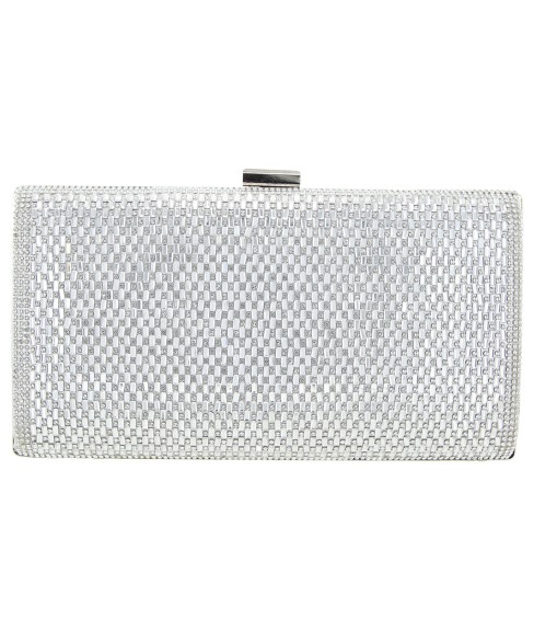 Crystal-Embellished Evening Clutch