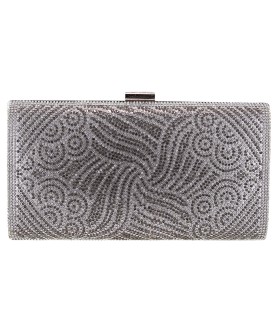 Crystal-Embellished Evening Clutch