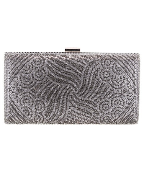 Crystal-Embellished Evening Clutch