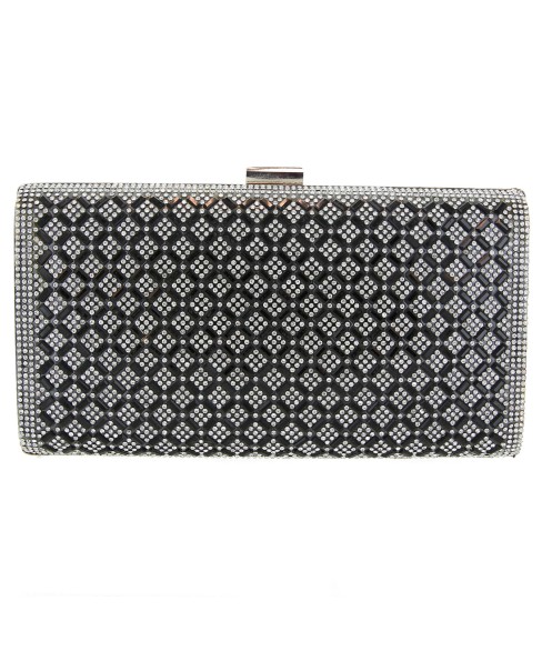 Crystal-Embellished Evening Clutch