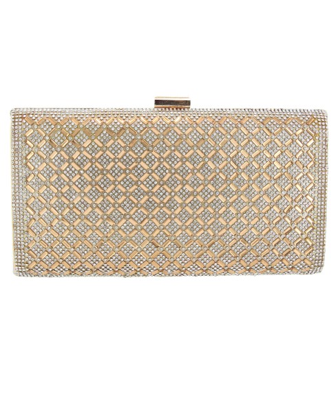 Crystal-Embellished Evening Clutch