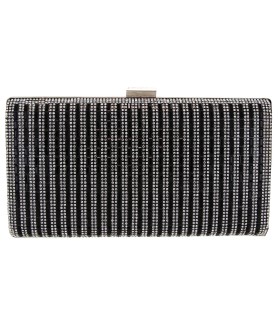 Crystal-Embellished Evening Clutch