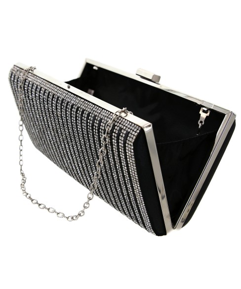 Crystal-Embellished Evening Clutch