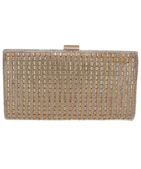 Crystal-Embellished Evening Clutch