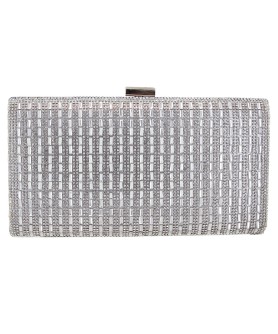 Crystal-Embellished Evening Clutch