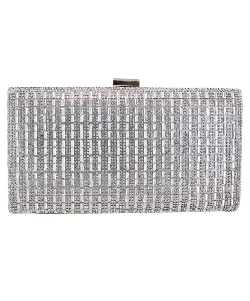 Crystal-Embellished Evening Clutch