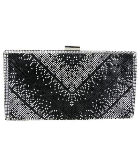 Crystal-Embellished Evening Clutch