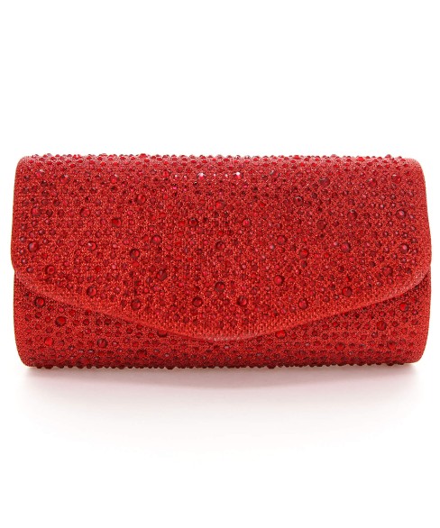 Glitter Crystal Rhinestone All Over Evening Clutch