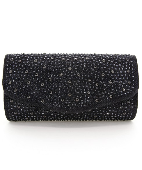 Glitter Crystal Rhinestone All Over Evening Clutch Glitter Crystal Rhinestone All Over Evening Clutch