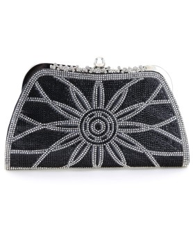 Rhinestone Embellished Evening Clutch
