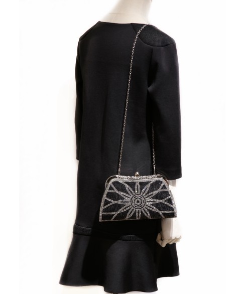 Rhinestone Embellished Evening Clutch