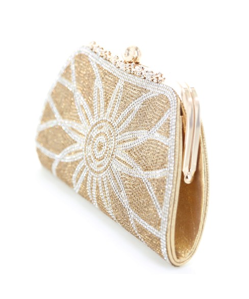 Rhinestone Embellished Evening Clutch