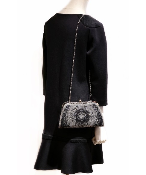 Rhinestone Embellished Evening Clutch