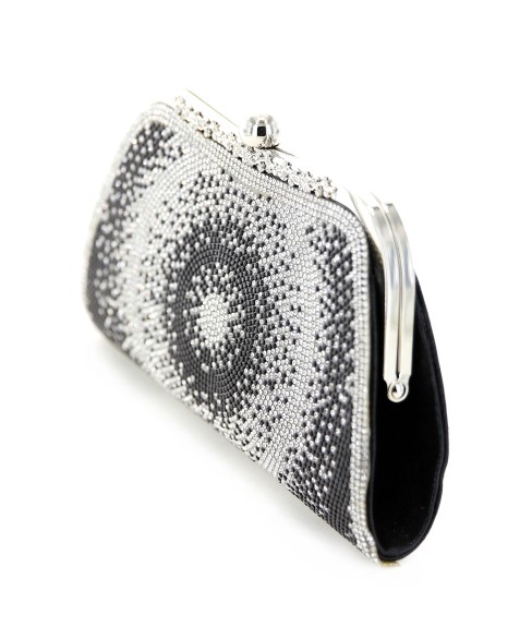Rhinestone Embellished Evening Clutch