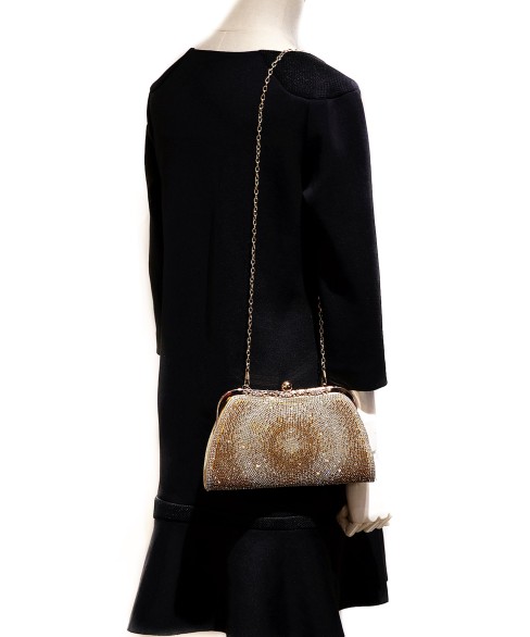 Rhinestone Embellished Evening Clutch