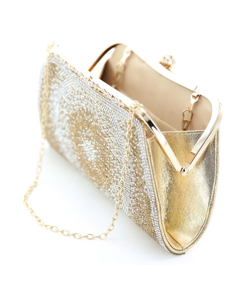Rhinestone Embellished Evening Clutch