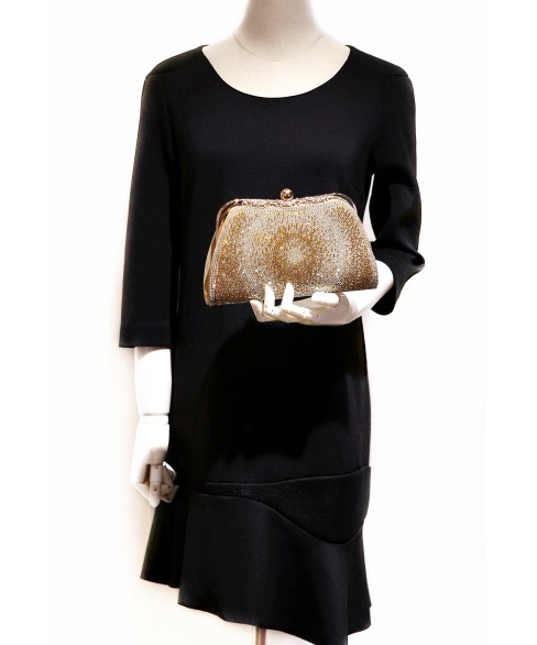 Rhinestone Embellished Evening Clutch