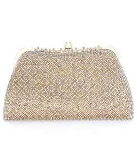Rhinestone Embellished Evening Clutch