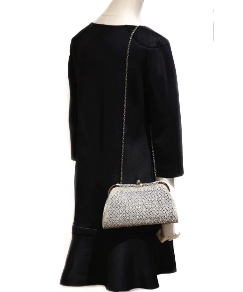 Rhinestone Embellished Evening Clutch