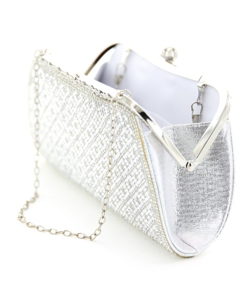 Rhinestone Embellished Evening Clutch
