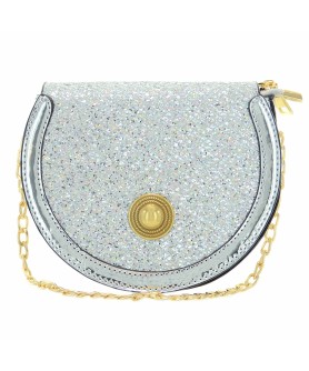 Glitter Saddle-shaped Crossbody Bag