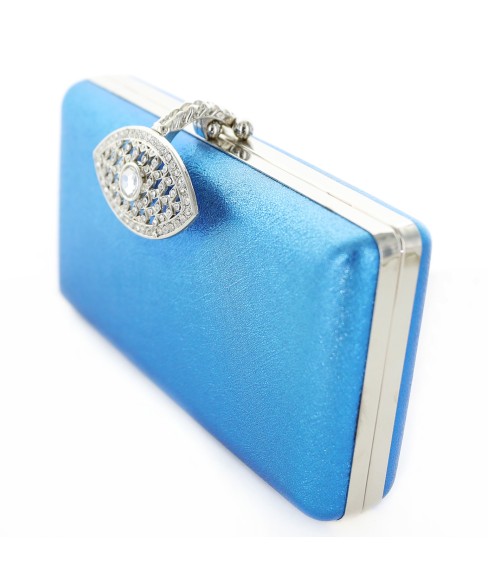 The Eye Crystal Rhinestone Deco Clutch Bag