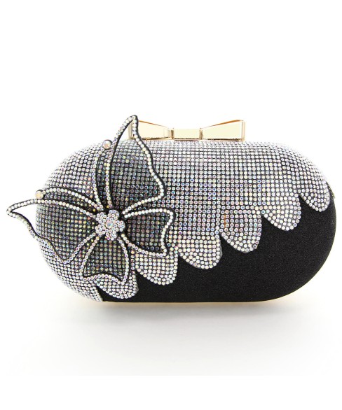Rhinestone Embellished Butterfly Box Clutch Bag Rhinestone Embellished Butterfly Box Clutch Bag