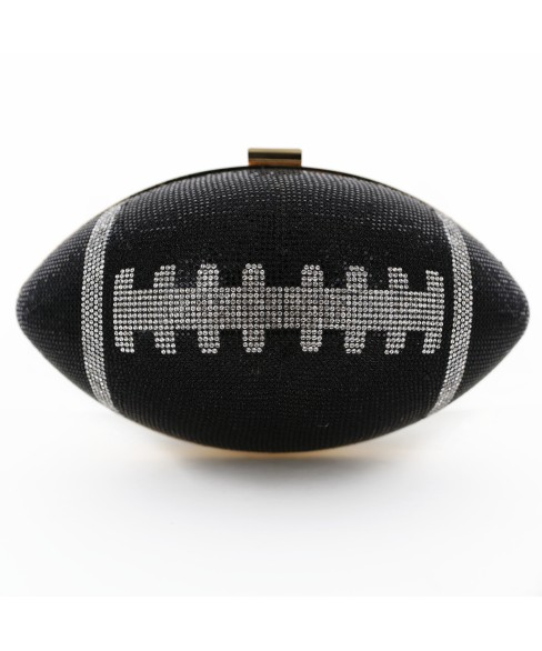 Women Football Shape Rhinestone Evening Clutch Bag Women Football Shape Rhinestone Evening Clutch Bag