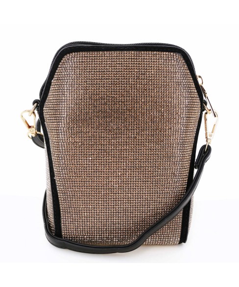 Crystal Rhinestone-Embellished Clutch Bag Crystal Rhinestone-Embellished Clutch Bag
